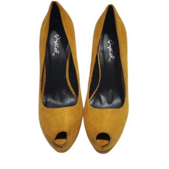 SUEDE Platform Heels - Picture 4 of 8